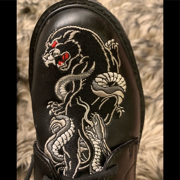 Panther black shoes size 8 - Picture 7 of 9